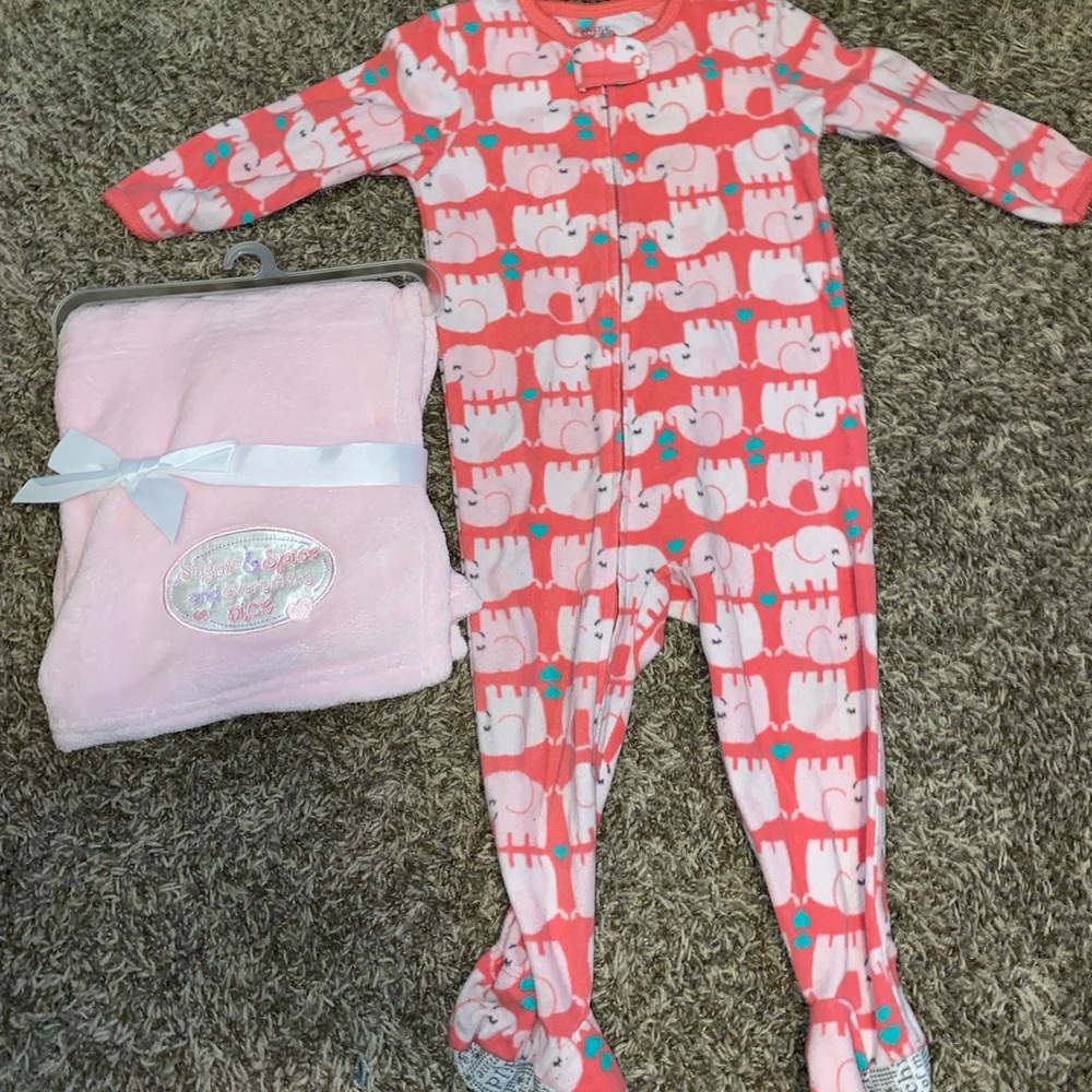 18 month Feetie Pajamas.